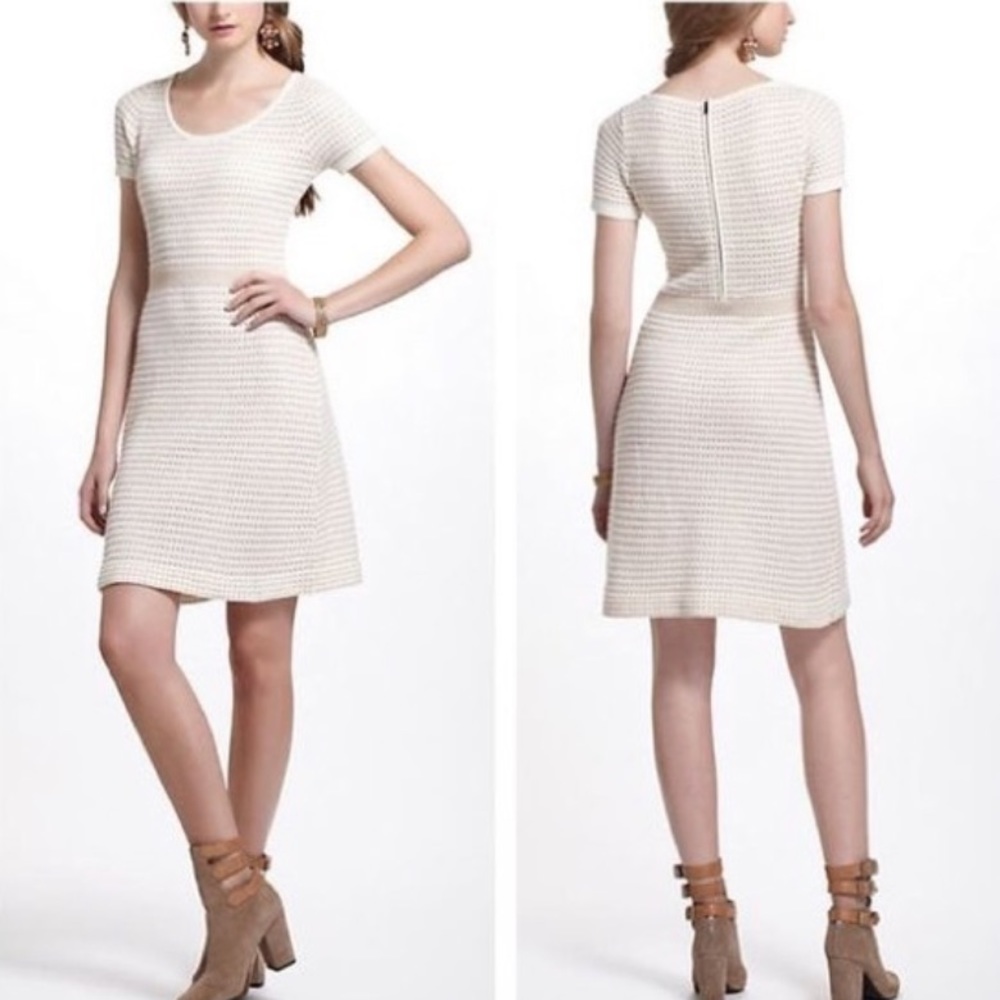 Anthropologie Sparrow golden sweater dress, size SMALL